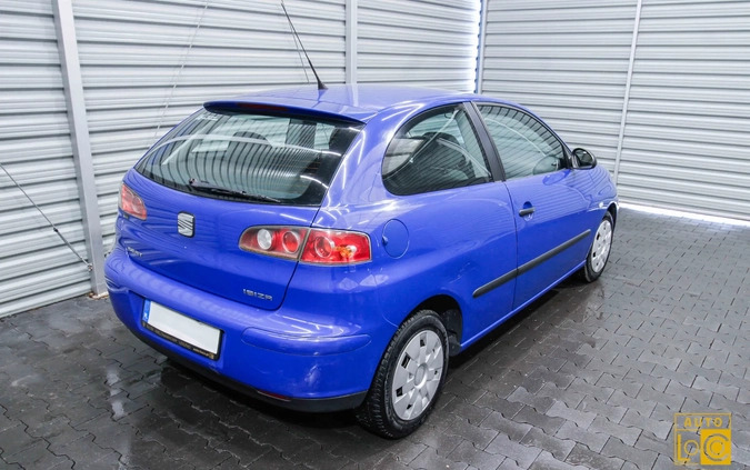 Seat Ibiza cena 4999 przebieg: 185000, rok produkcji 2004 z Przecław małe 191